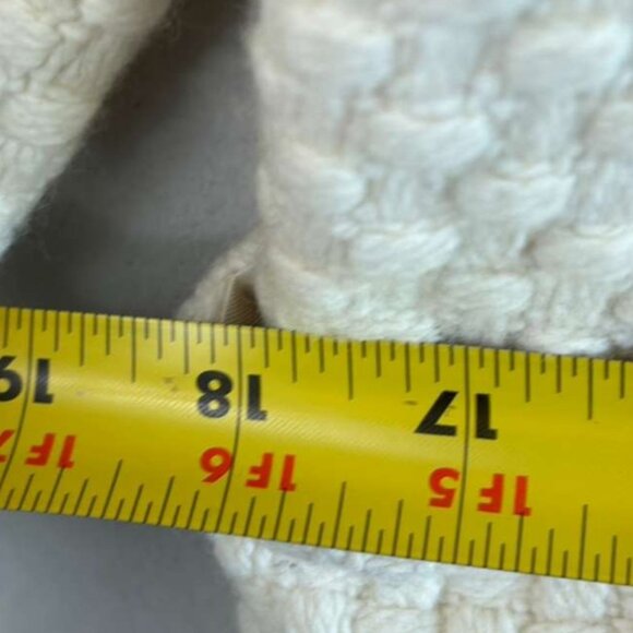 Y2K Moda Women Wool Coat with Faux Fur Collar Cream Size 10 - Picture 4 of 14